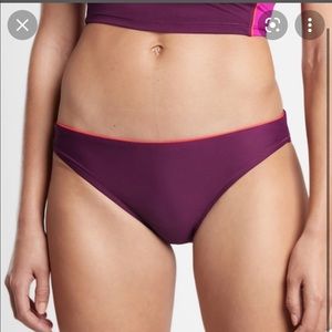 Athleta colorblock entwined bikini bottom